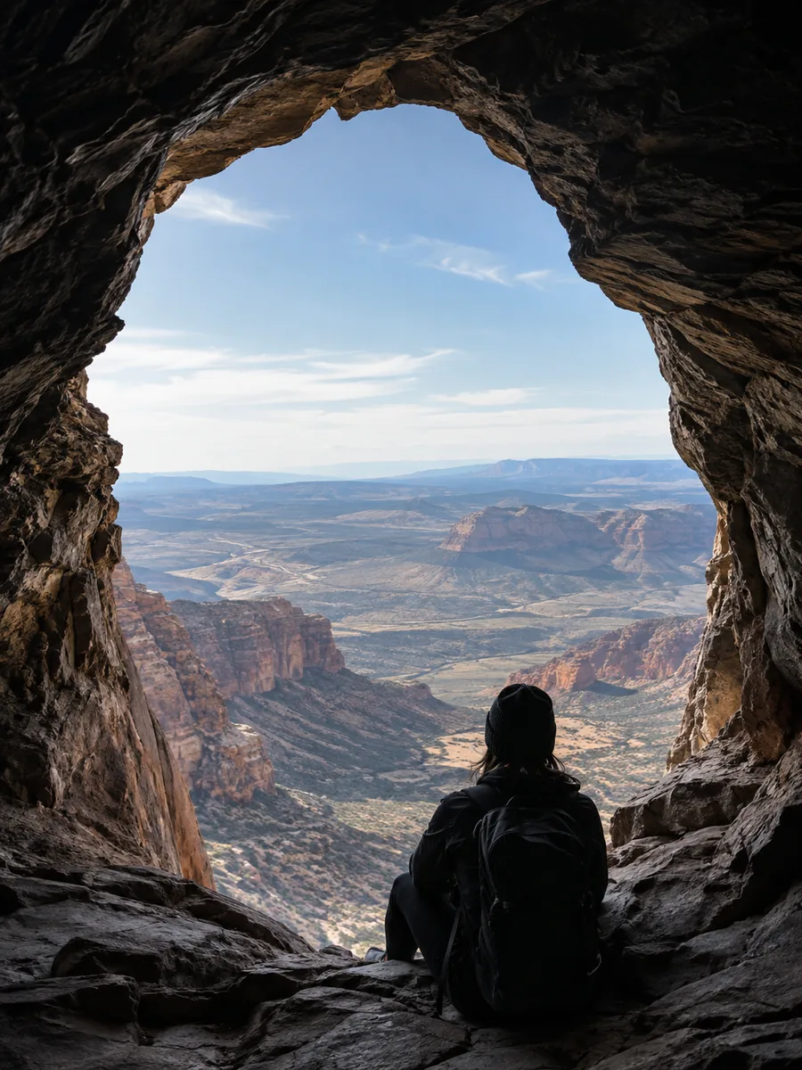 Aussicht an der Cueva Ventana
